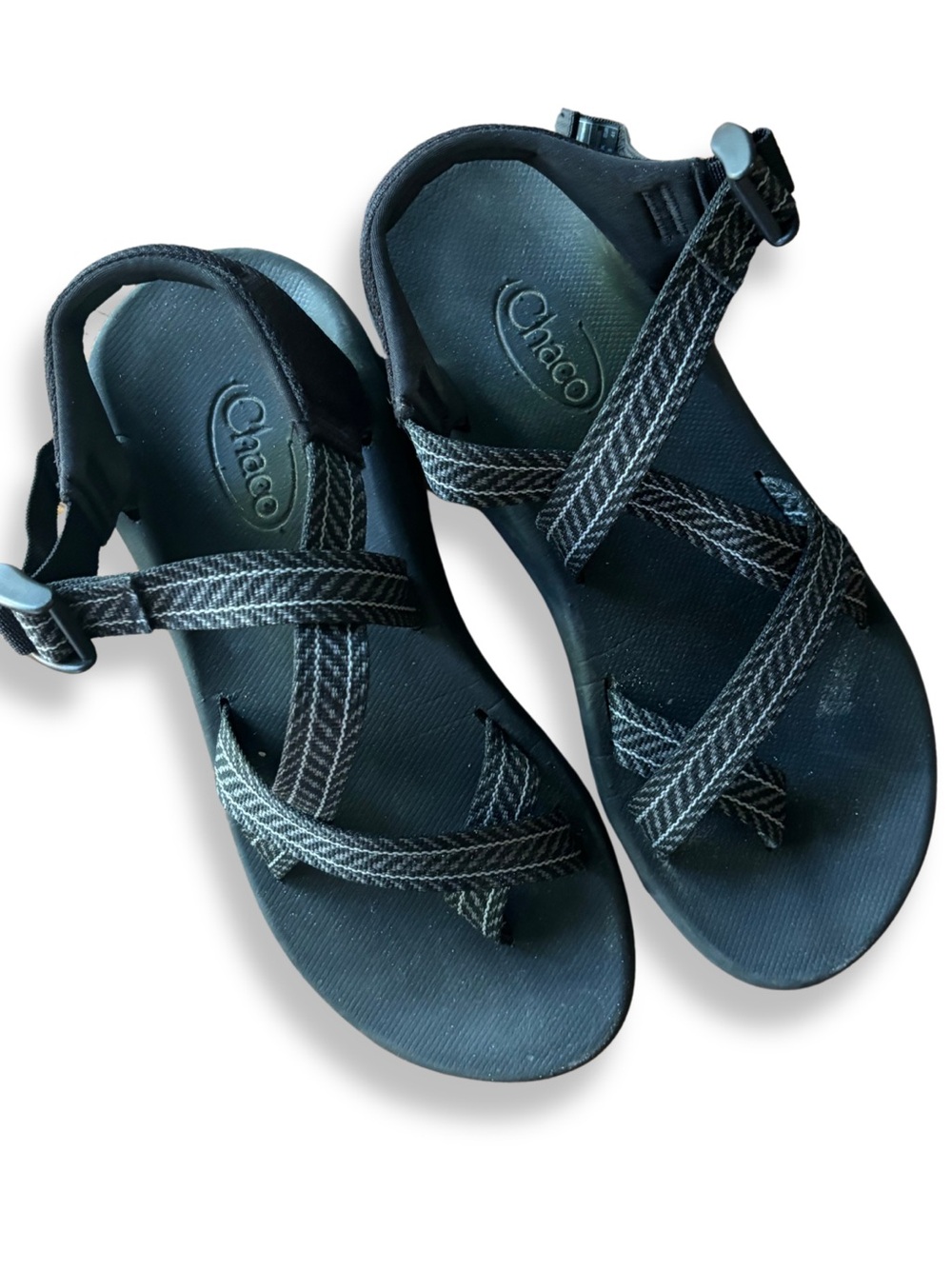 Chaco Z/1 Classic Sport Hiking Sandals Black Gray Women’s Size 10